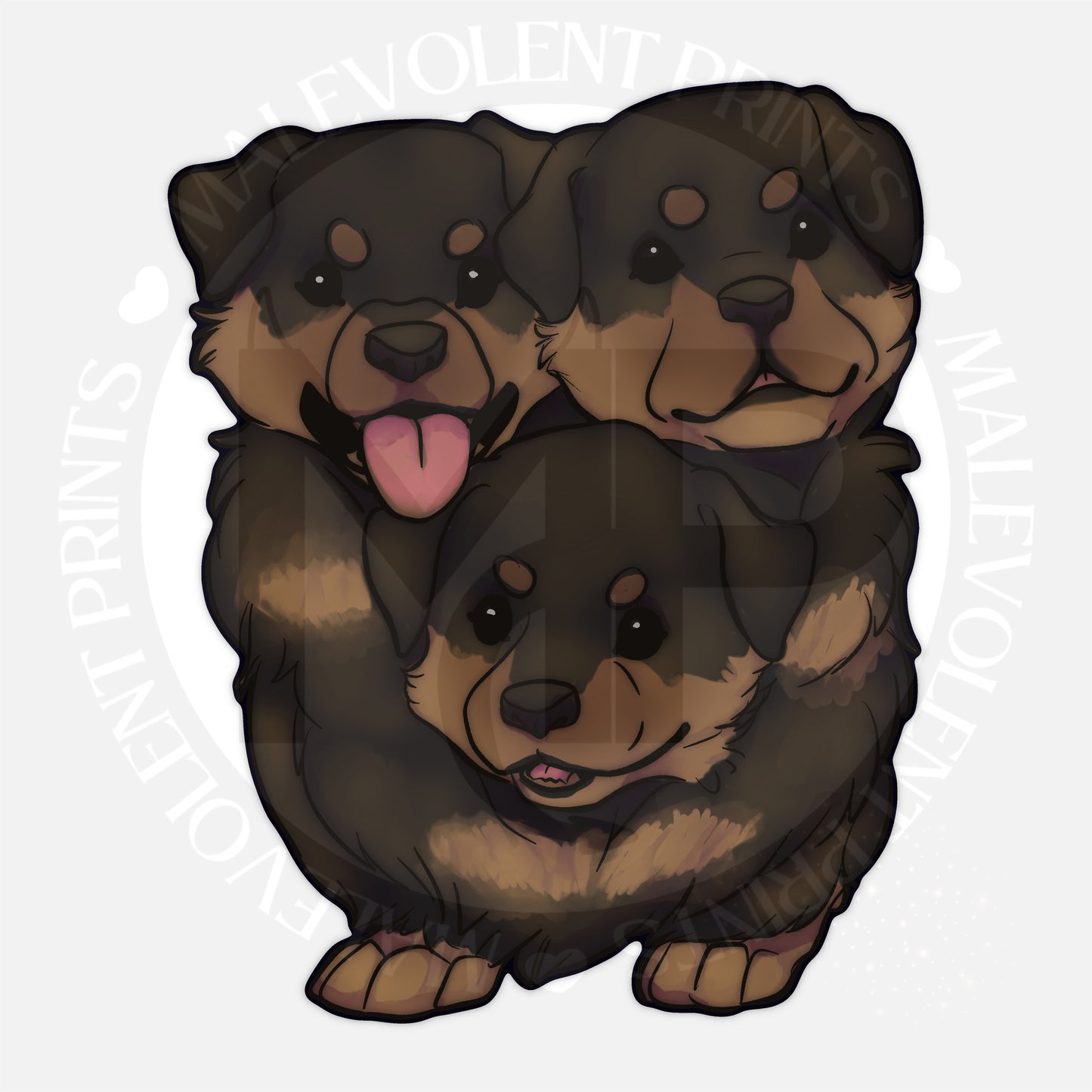 Cerby Puppy Clip Art Pack (Rare)