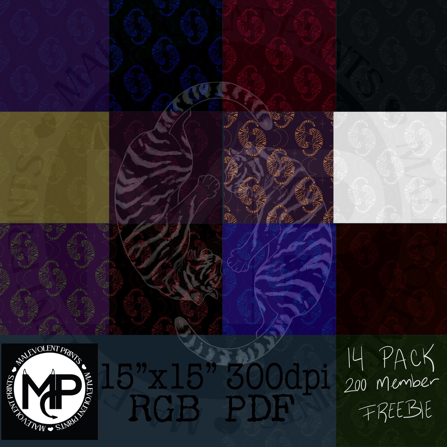 200 Member Tigers Free Texture Pack (Unlimited)