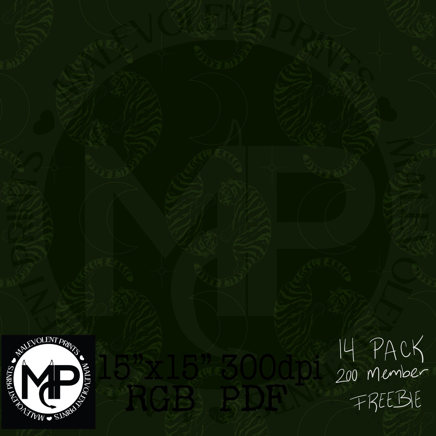200 Member Tigers Free Texture Pack (Unlimited)