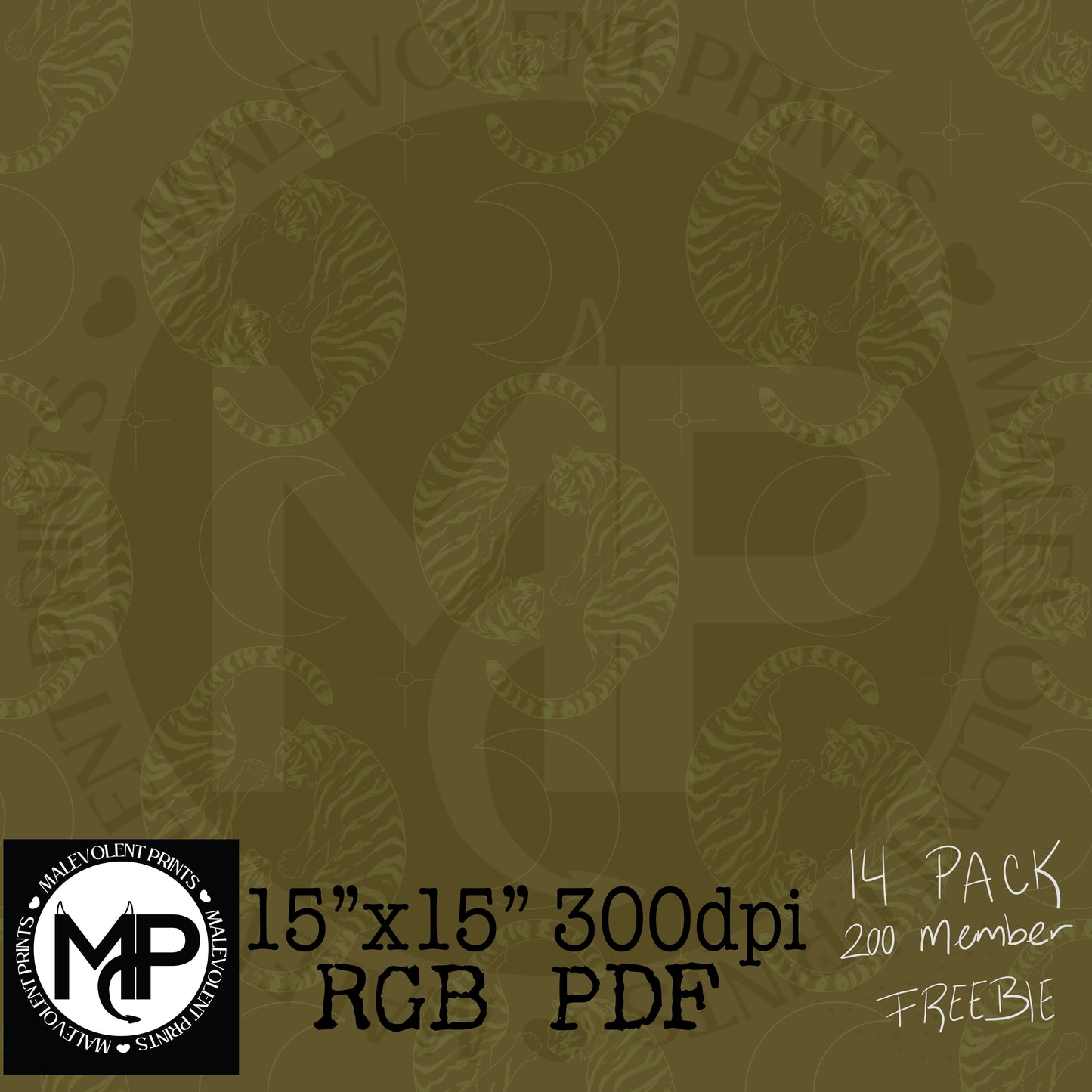 200 Member Tigers Free Texture Pack (Unlimited)