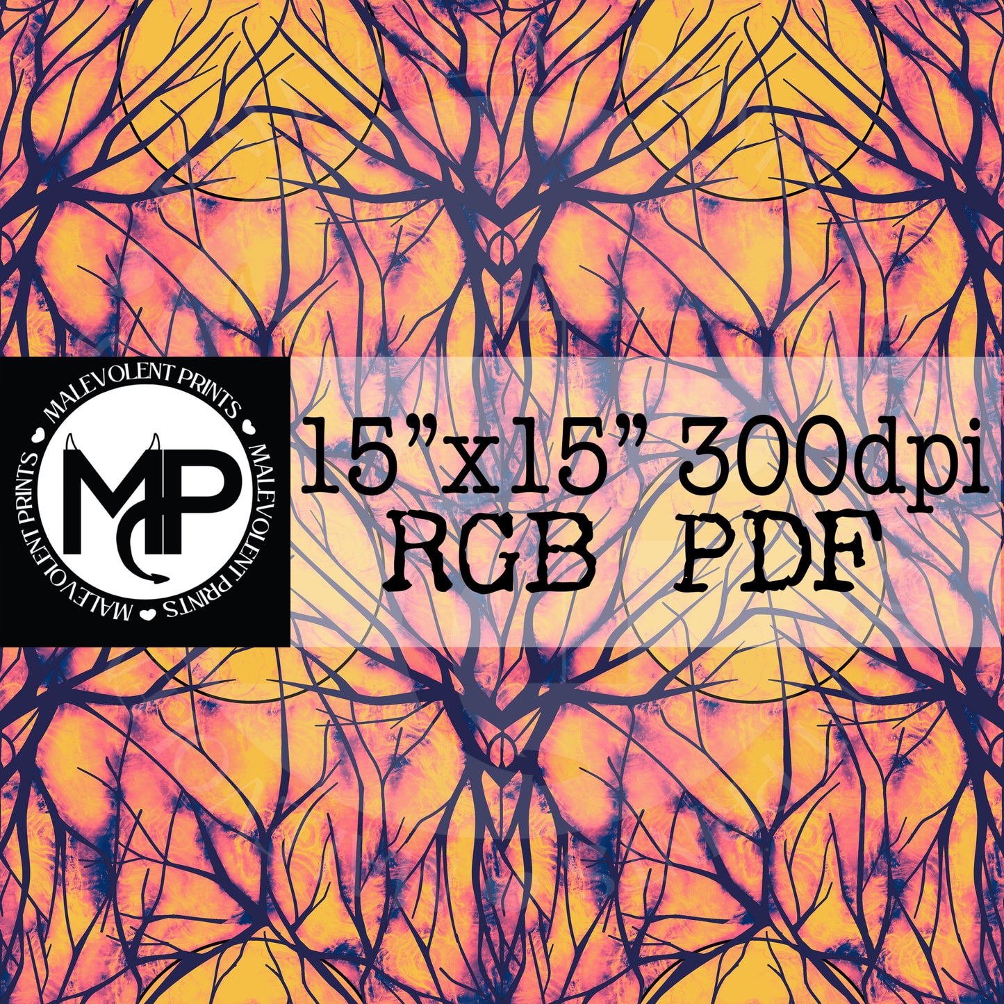 Stained Glass Trees (Unlimited)