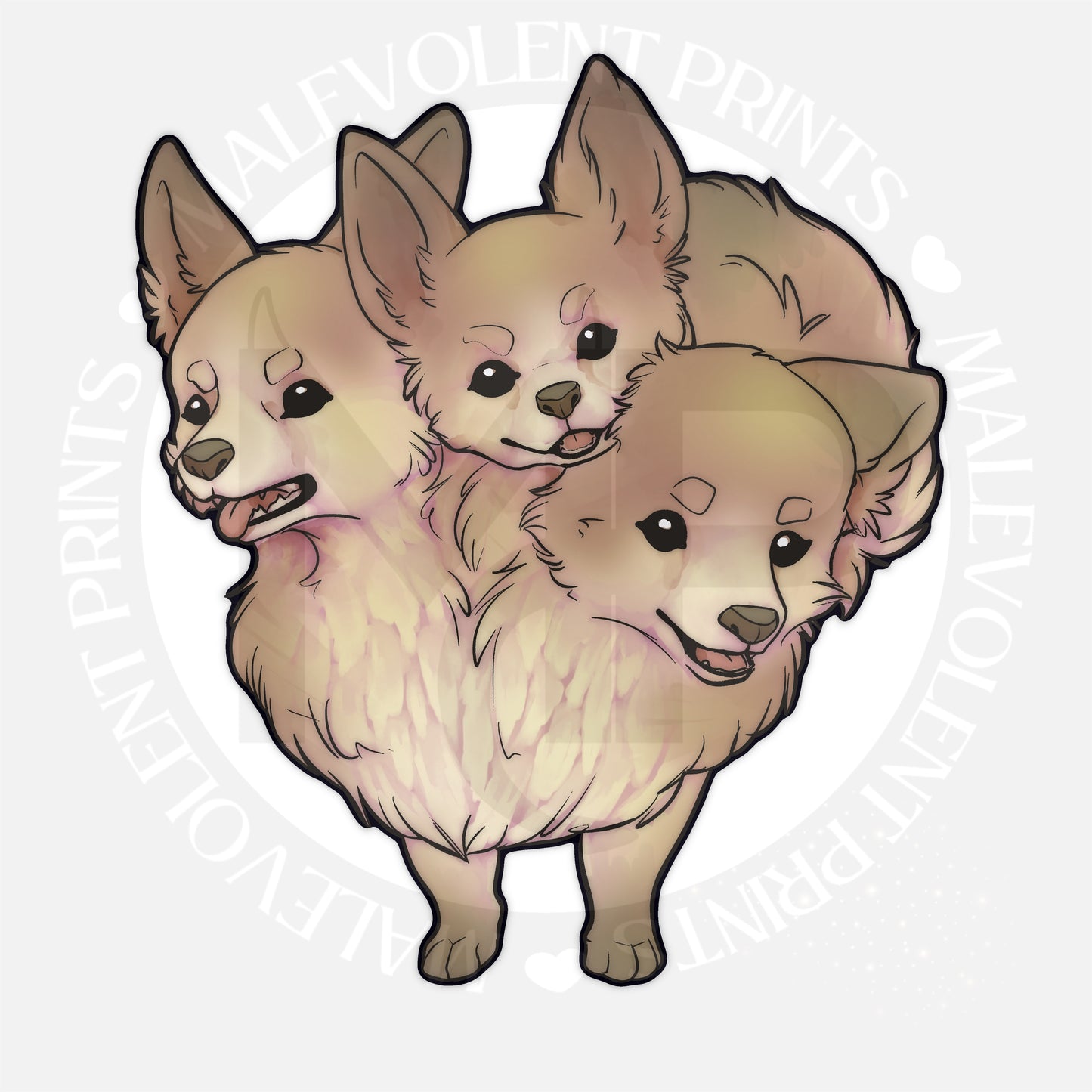 Cerby Puppy Clip Art Pack (Rare)