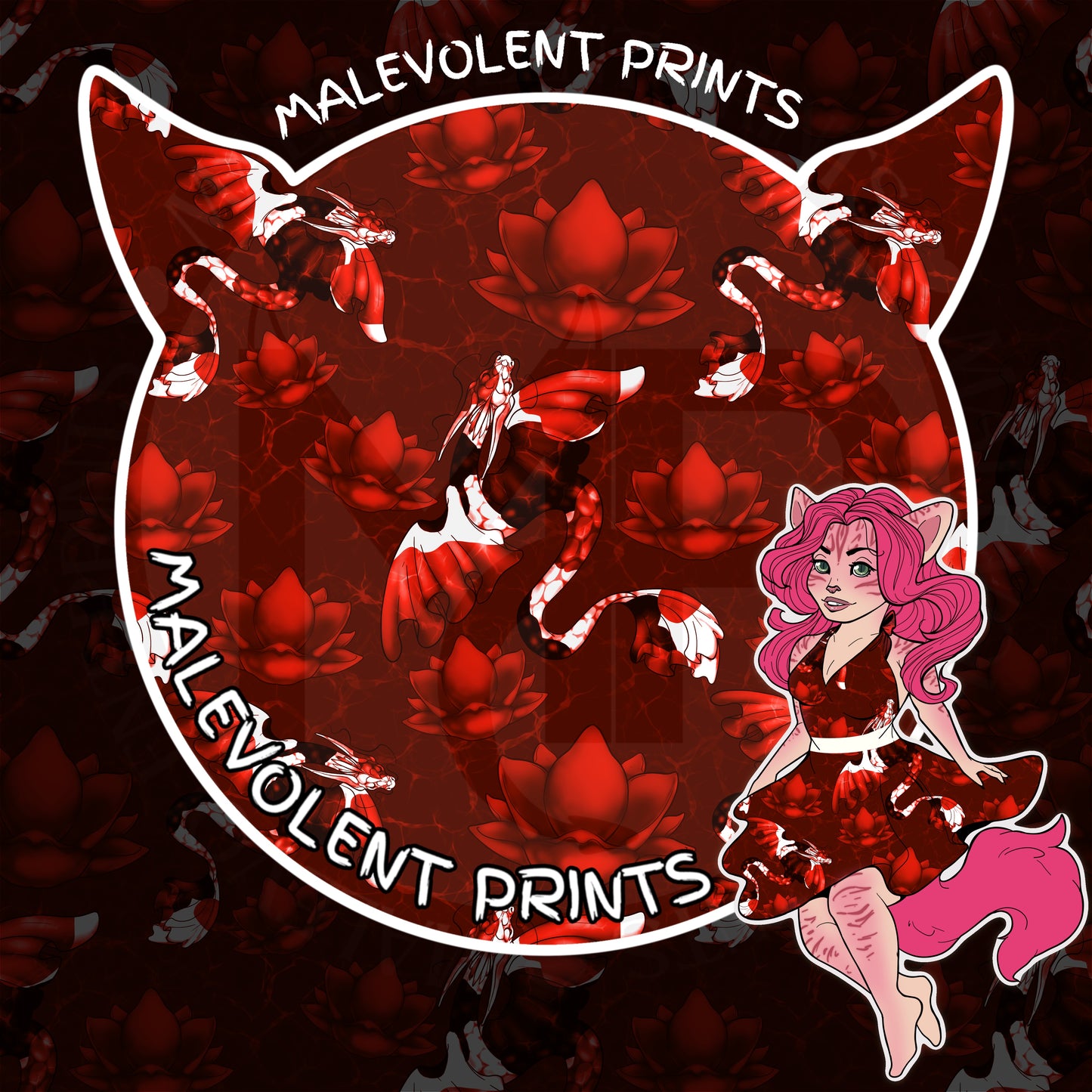 - Koi Dragon Seamless + PNG (Uncommon)