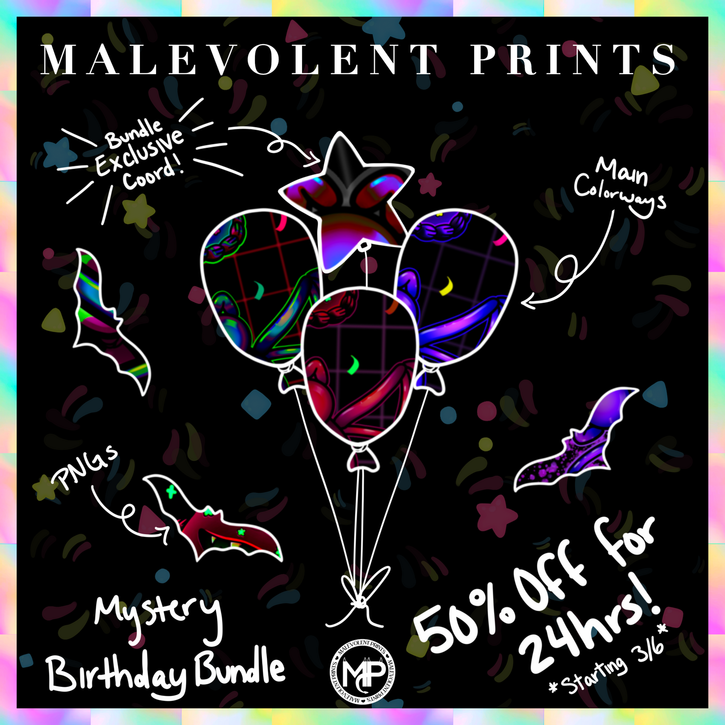 Birthday Bats Bundle