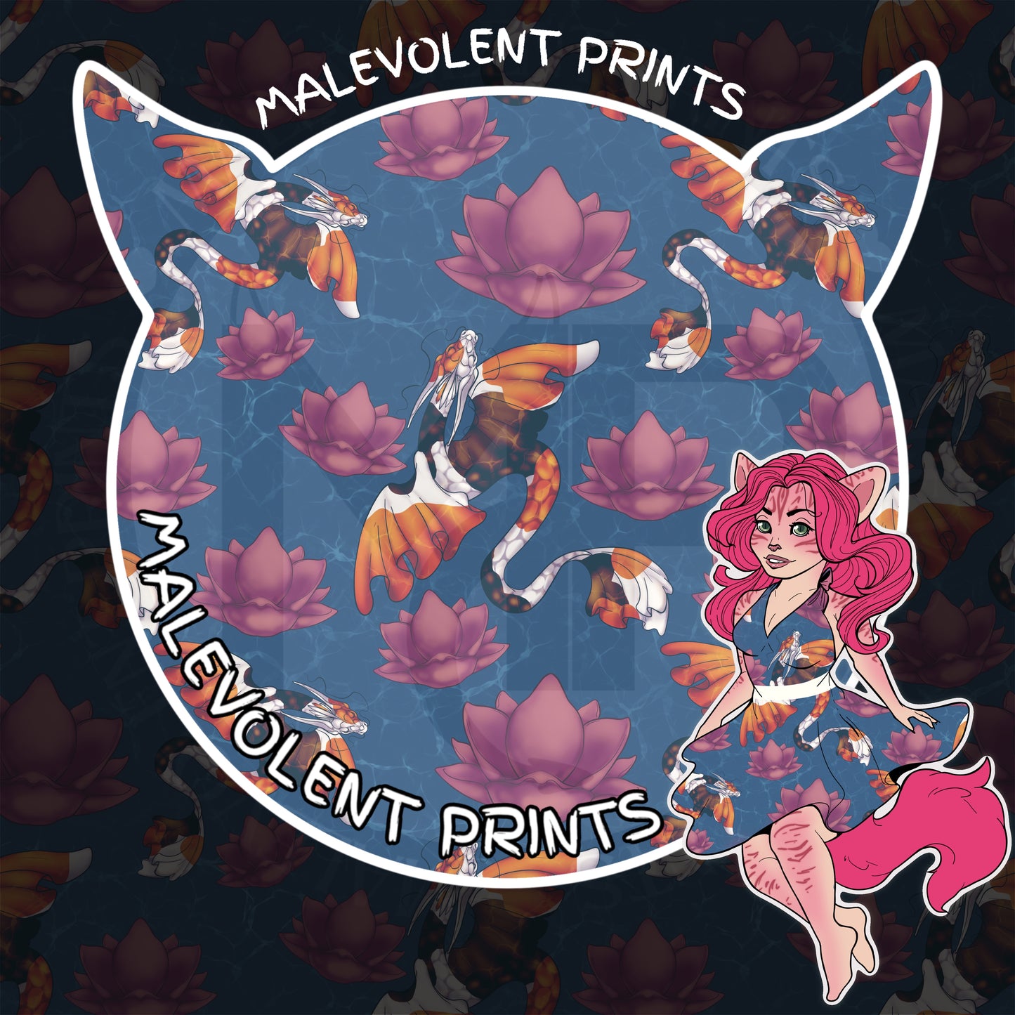 - Koi Dragon Seamless + PNG (Uncommon)
