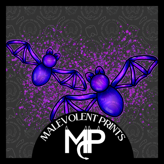 Birthday Bats PNG 1