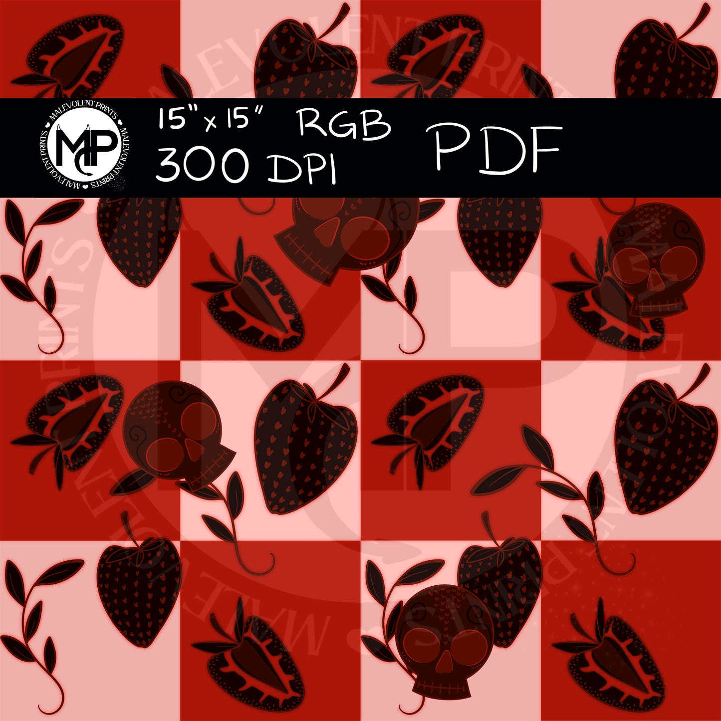 Strawberry Skulls (Rare)