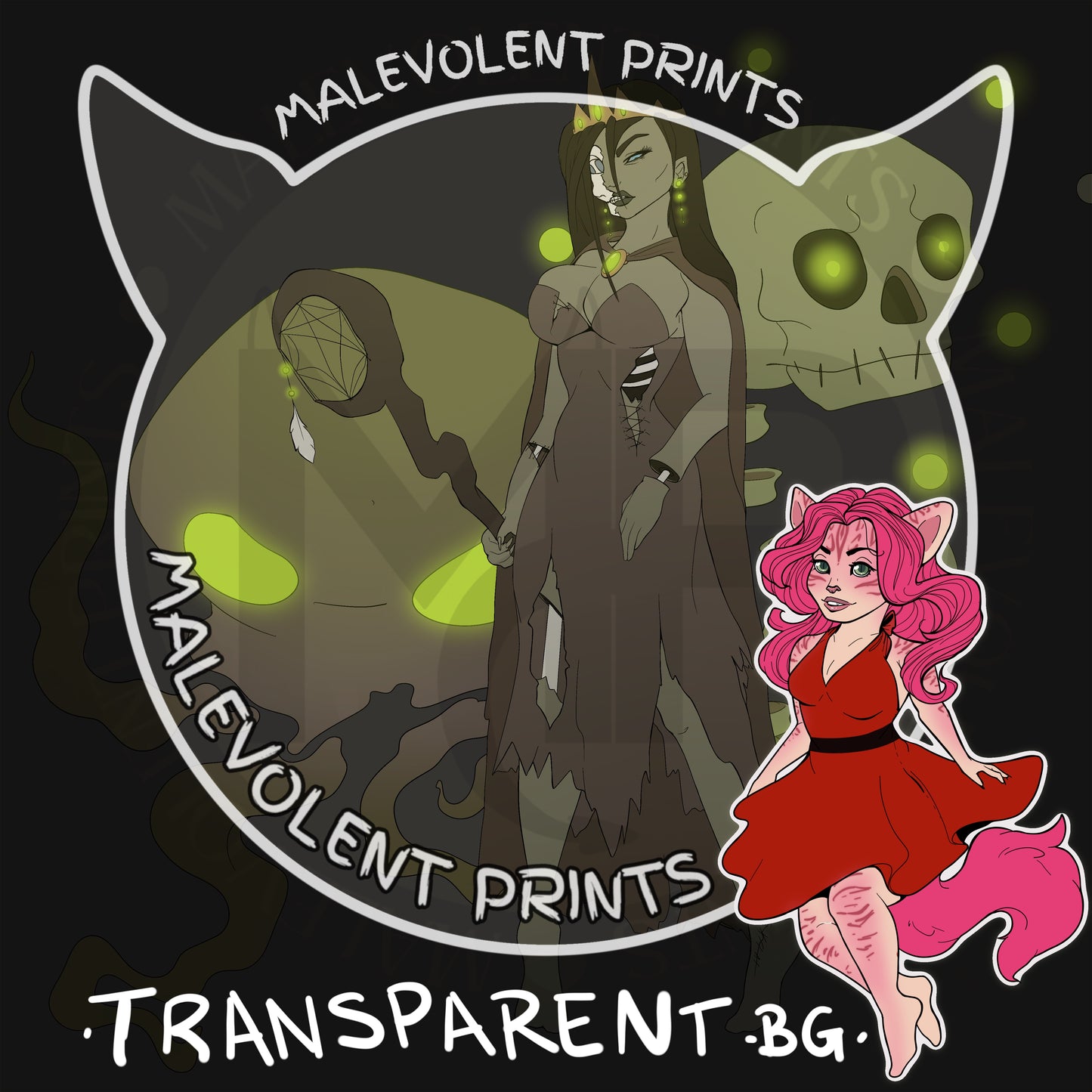 Lich Queen PNG pack (Rare)