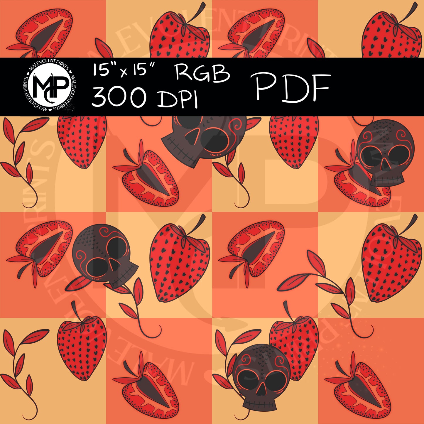 Strawberry Skulls (Rare)