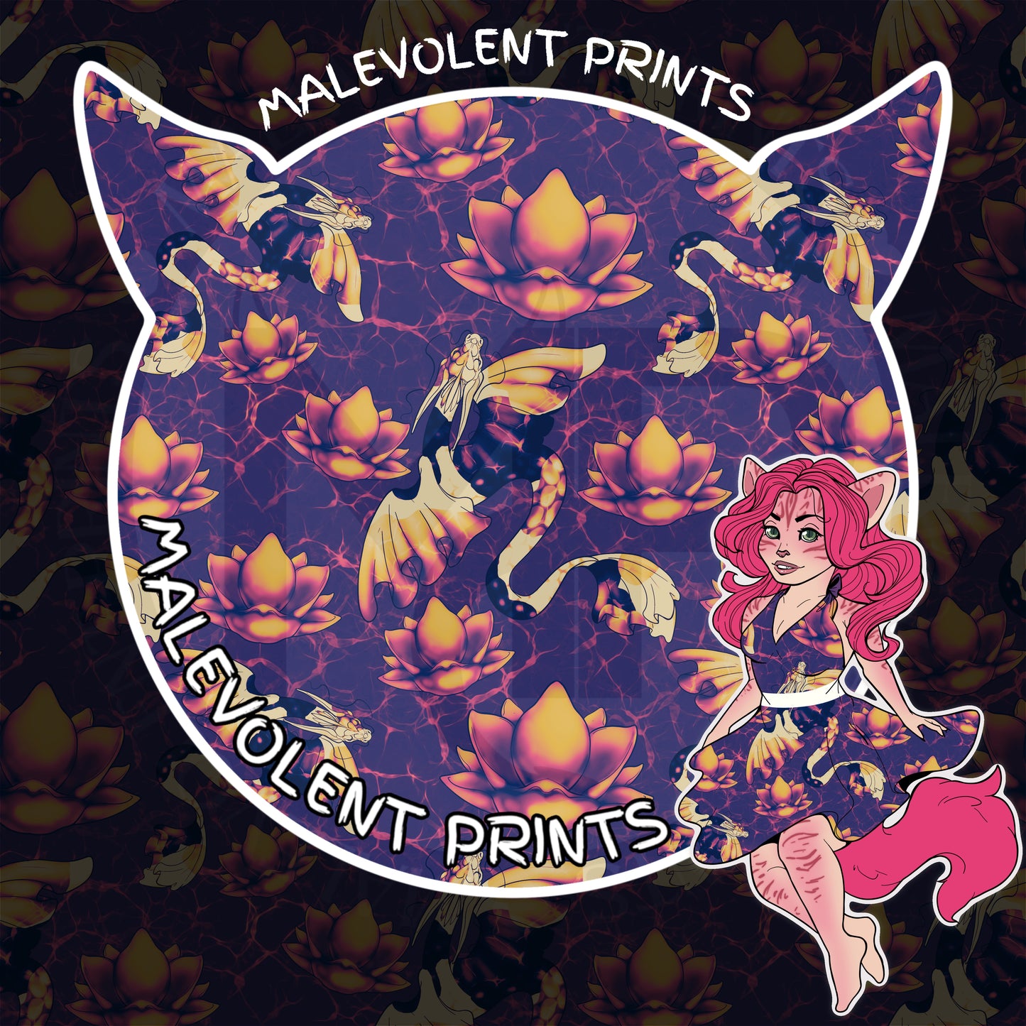 - Koi Dragon Seamless + PNG (Uncommon)