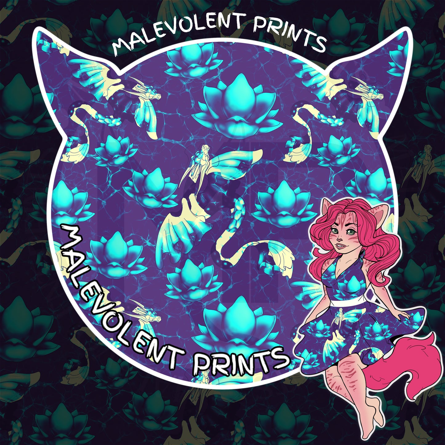 - Koi Dragon Seamless + PNG (Uncommon)