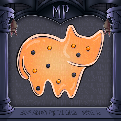 Spooky Cookies PNG Pack
