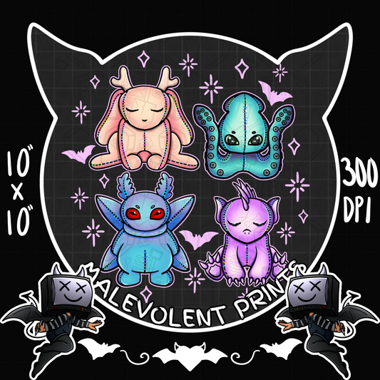 Cryptid Cuties (Uncommon) // PNG