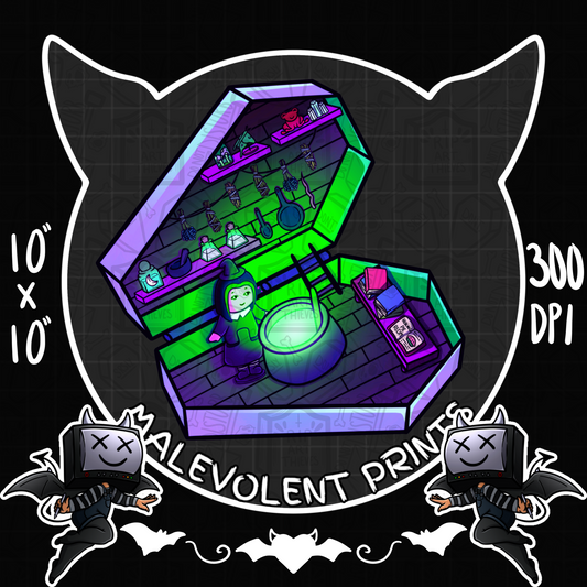 The Green Witch // PNG (Rare)