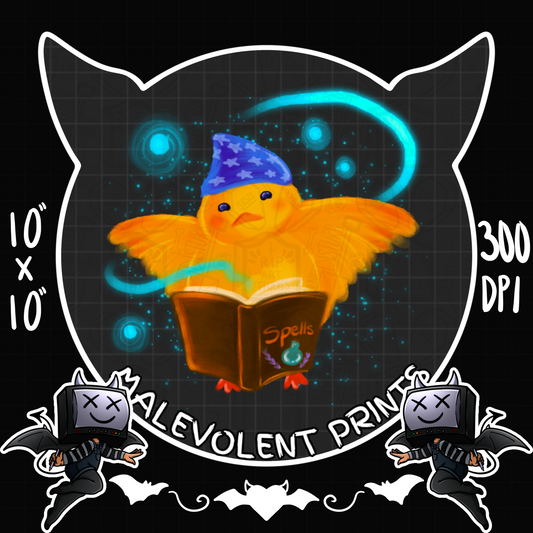 Witchy Chick // PNG (rare)