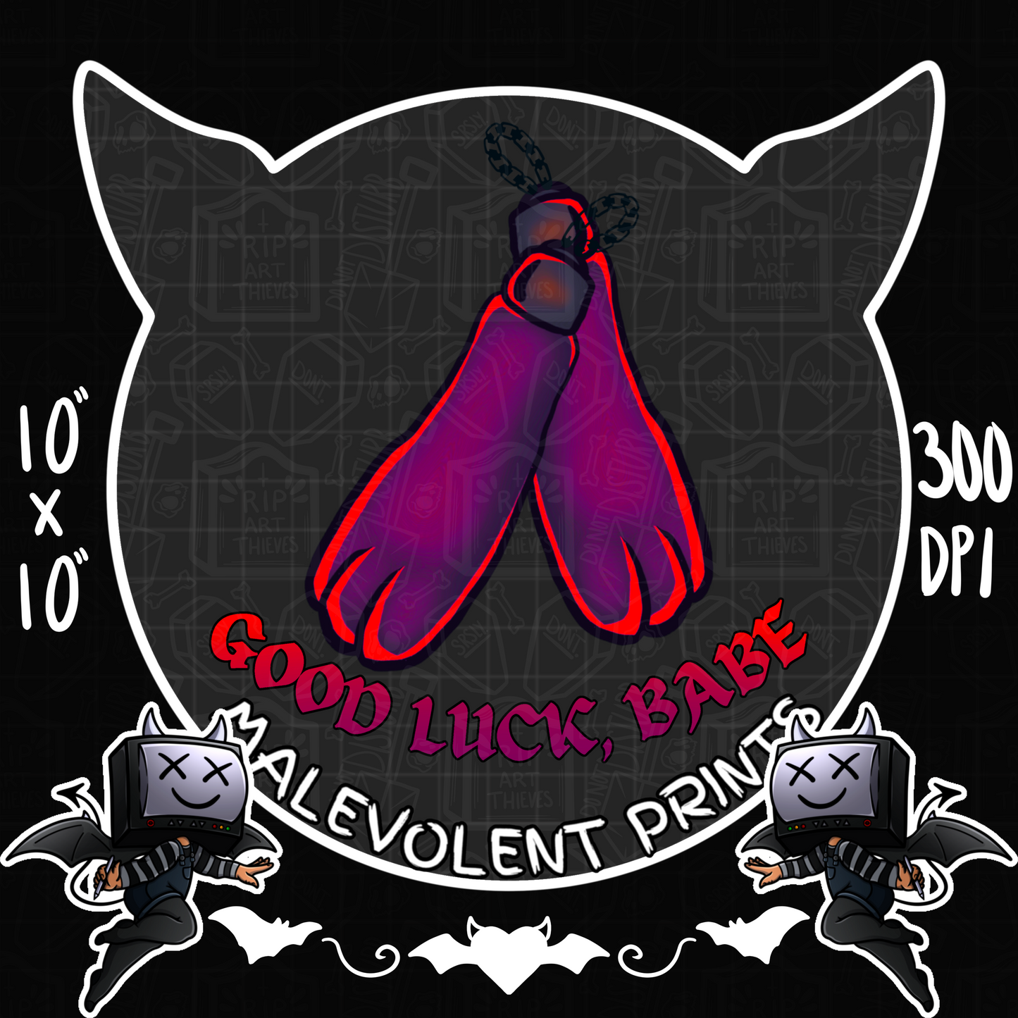 Good Luck, Babe // PNG (Rare)