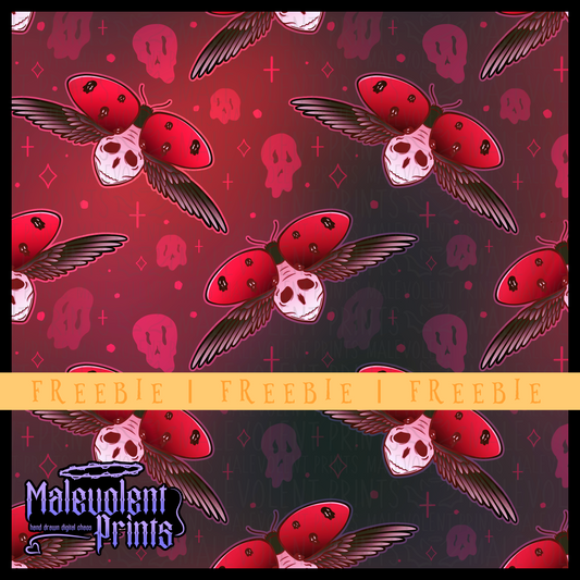Skull-Ladybug FREEBIE