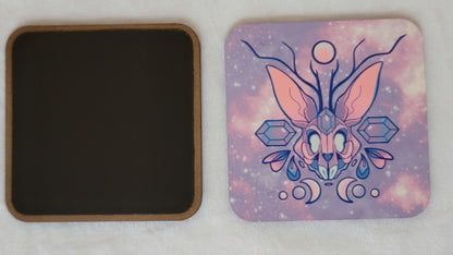 Pastel Skull 3x3" Square Magnets